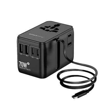SPACETHING 70W GAN WORLD TRAVEL CHARGER