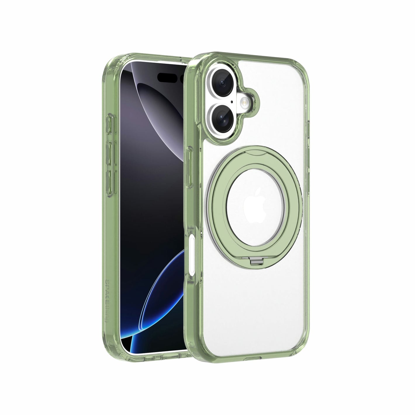 Spacething Marsix 360° Stand Case for iPhone 17 - Green