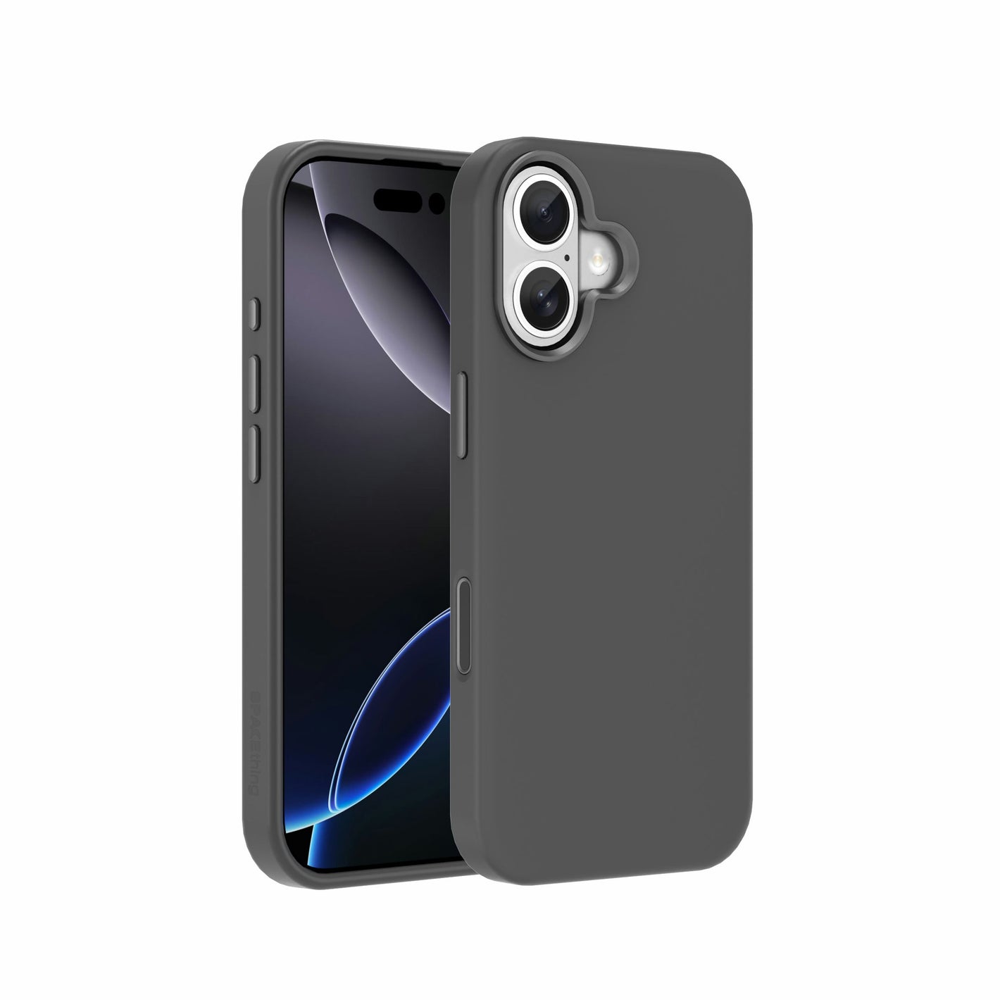 Spacething Smoothie Silicone Case for iPhone 17 - Grey