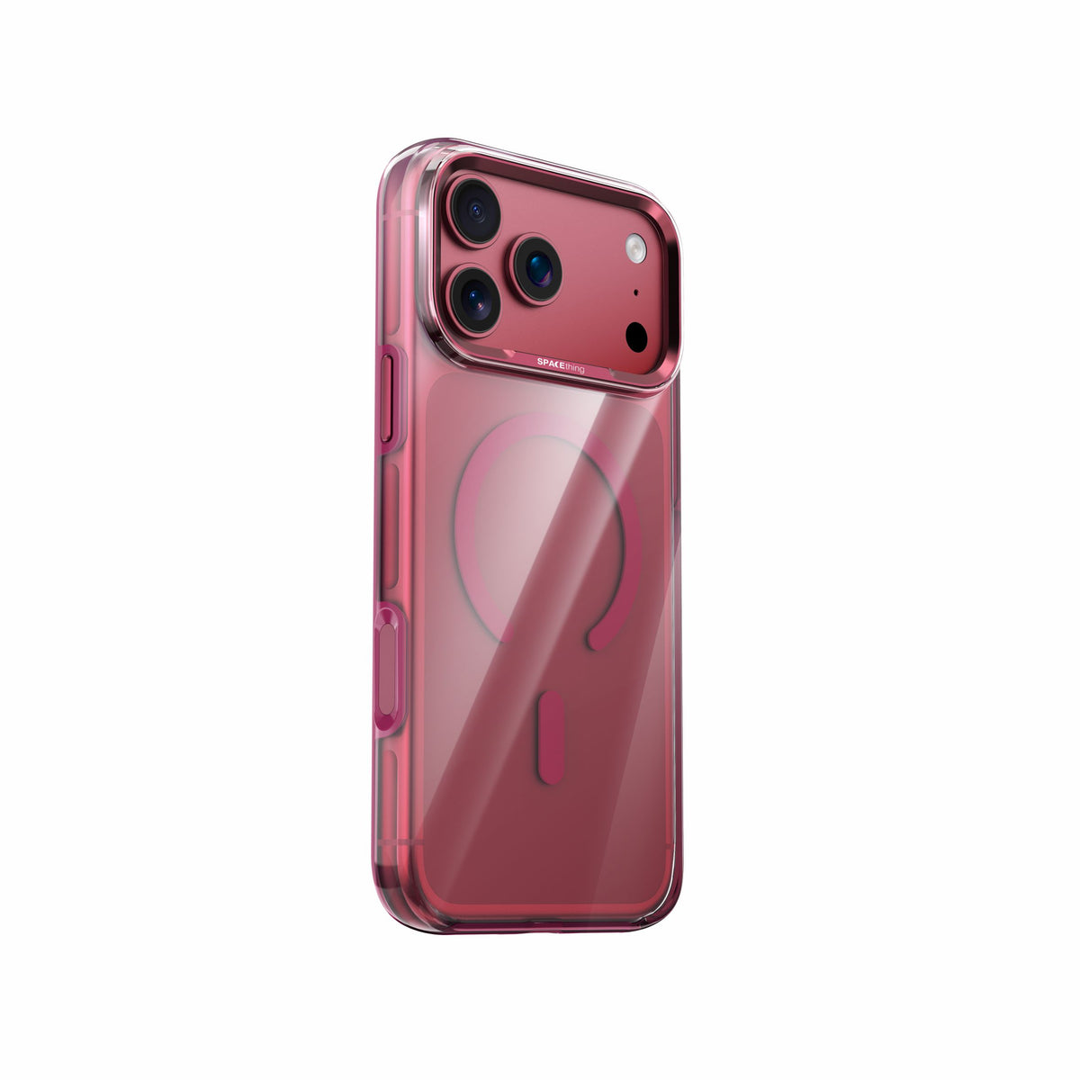 Spacething Armor MagSafe Case for iPhone 18 Pro - Dark Cherry