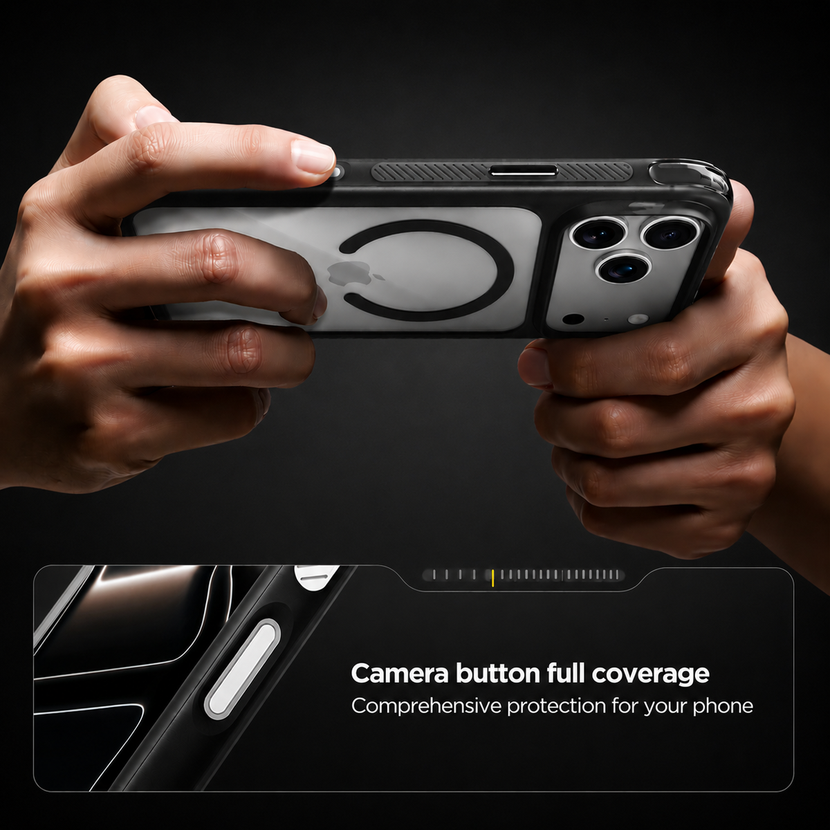 Spacething Fusion Guard MagSafe Case for iPhone 18 Pro Max - Black