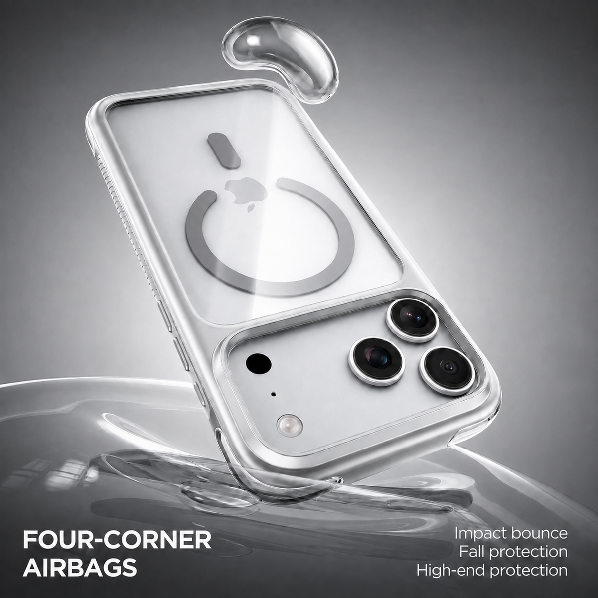 Spacething Fusion Guard MagSafe Case for iPhone 18 Pro Max - Clear