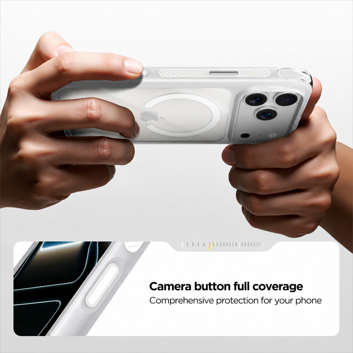 Spacething Fusion Guard MagSafe Case for iPhone 18 Pro Max - Clear