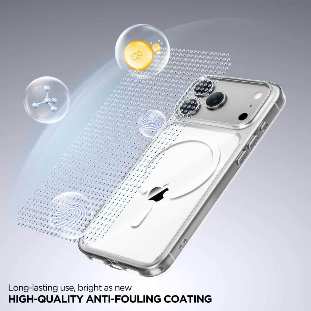 Spacething Minimal MagSafe Case for iPhone 18 Pro Max - Clear