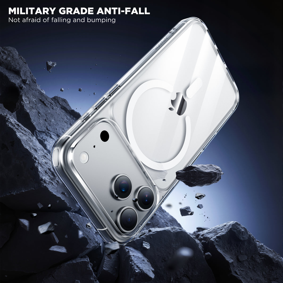 Spacething Minimal MagSafe Case for iPhone 18 Pro Max - Clear