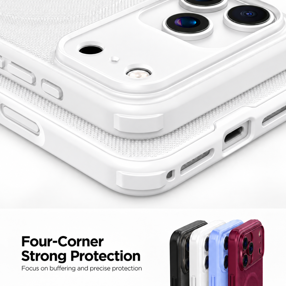 Spacething Snapmag MagSafe Case for iPhone 18 Pro - Silver