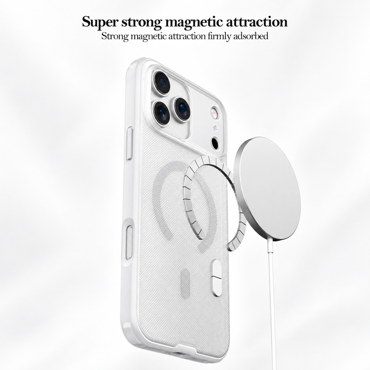 Spacething Snapmag MagSafe Case for iPhone 18 Pro - Silver