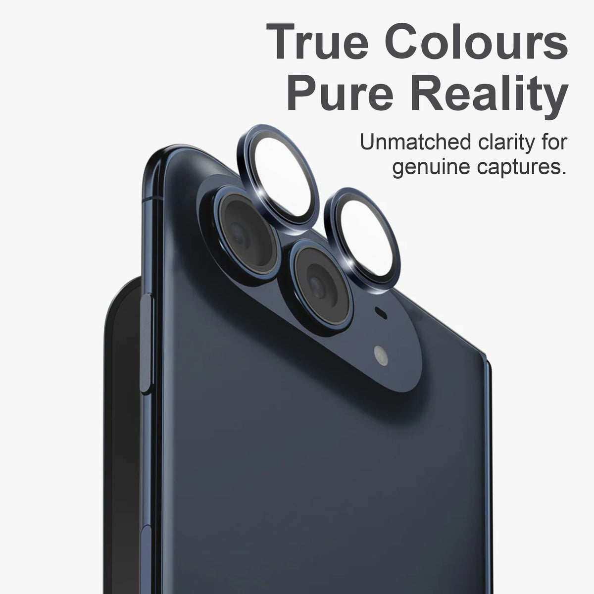 Spacething Titan Camera Lens Protector for iPhone Duo - Blue