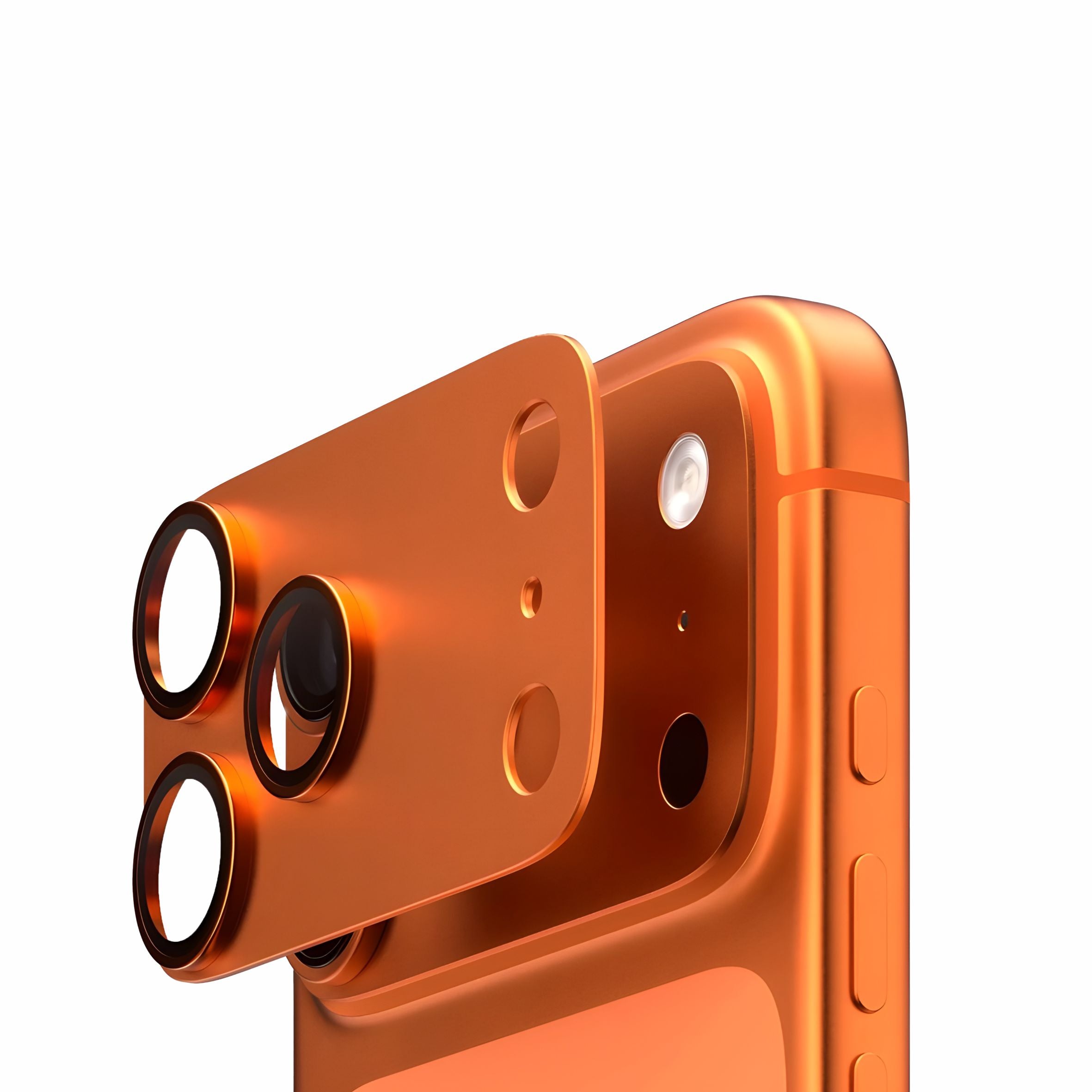 Spacething Titan Metal Scratch Resistant Guard iPhone 17 Pro Max - Orange