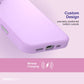 Spacething Smoothie Silicone Case for iPhone 17 - Purple