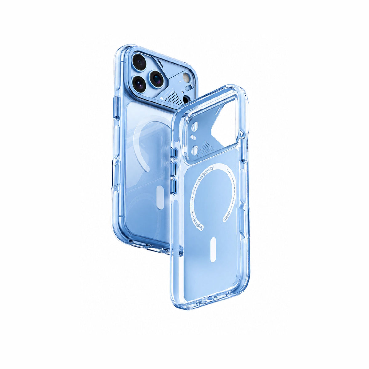 Spacething Defender MagSafe Case for iPhone 18 Pro  - Light Blue