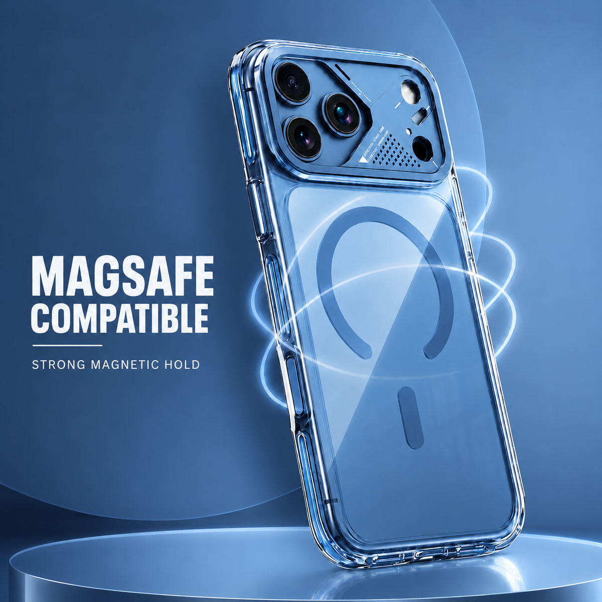 Spacething Defender MagSafe Case for iPhone 18 Pro  - Light Blue