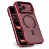 Spacething Helix MagSafe Case for iPhone 18 Pro - Dark Cherry