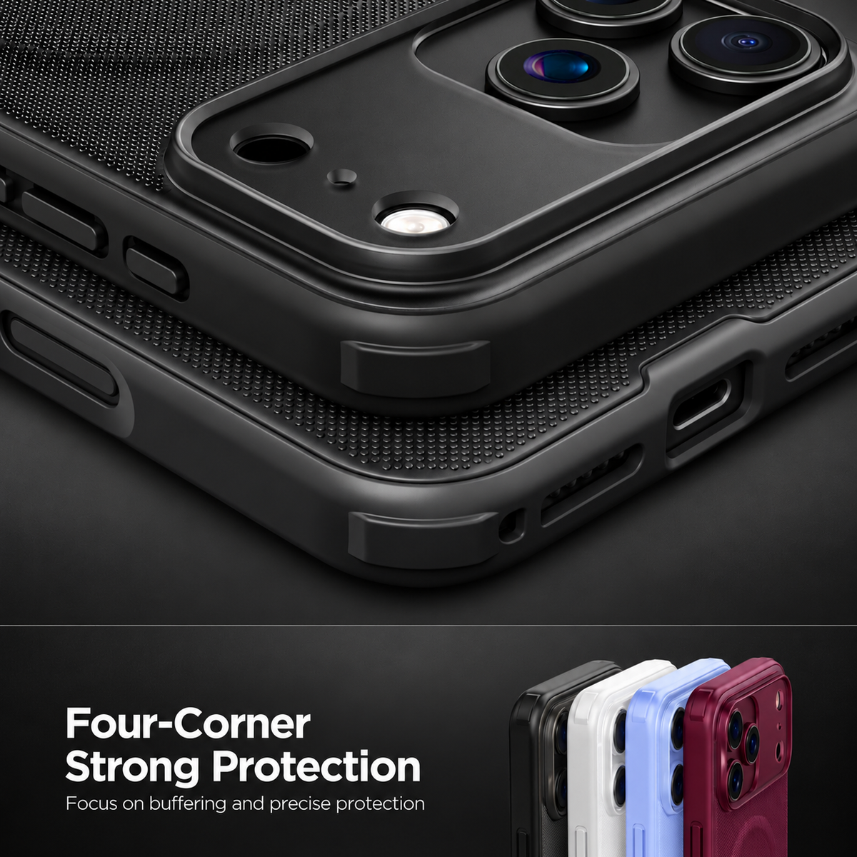 Spacething Snapmag MagSafe Case for iPhone 18 Pro Max - Black