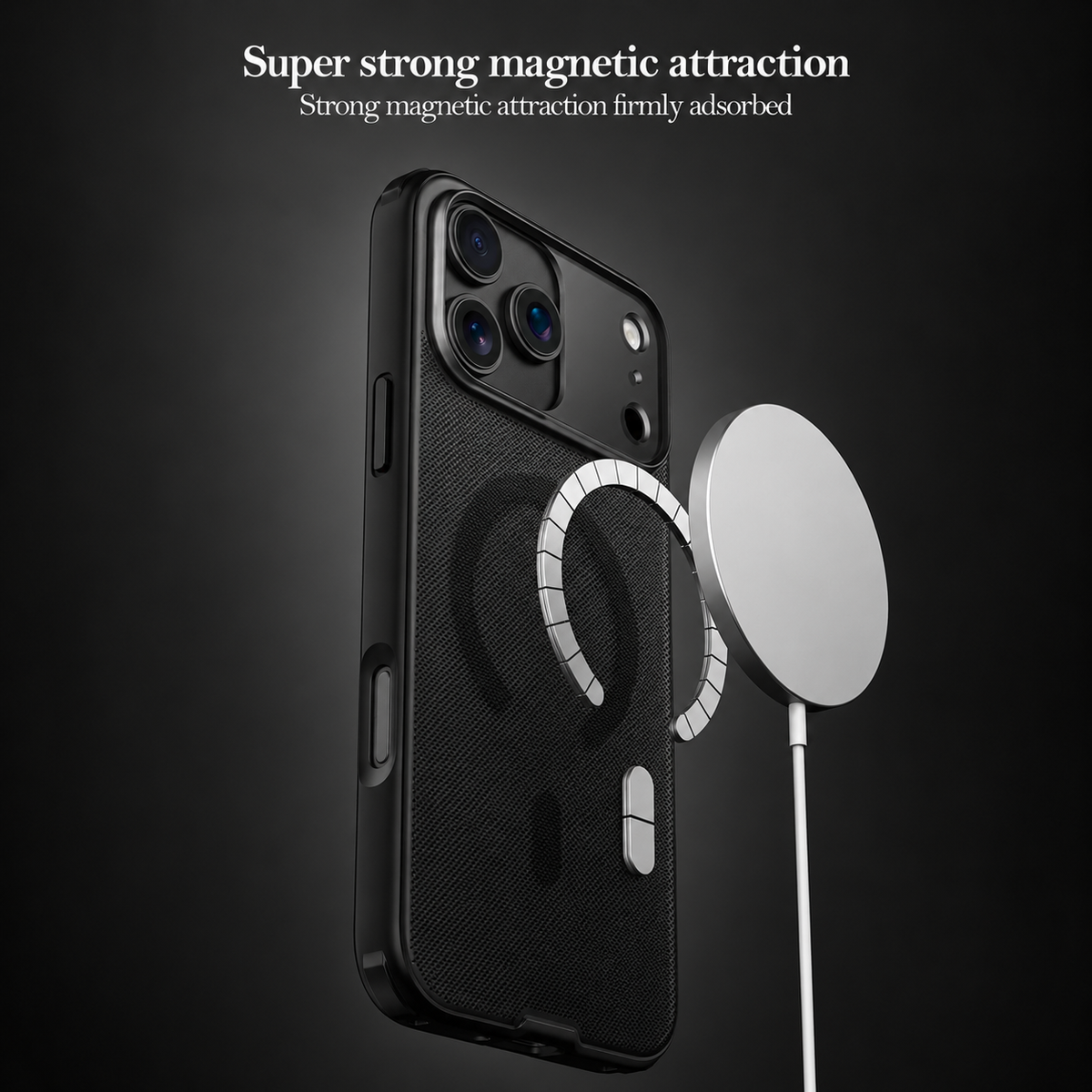 Spacething Snapmag MagSafe Case for iPhone 18 Pro Max - Black