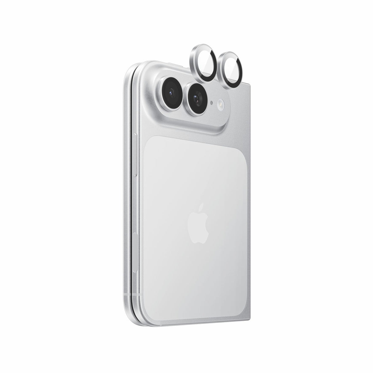 Spacething TITAN Camera Lens Protector for iPhone Duo - Silver