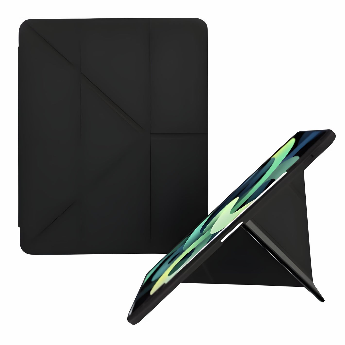 Spacething Marsix Anti-bacterial Drop Proof Case | iPad Pro M4 – Black / Grey
